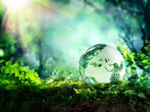 clean green planet -  environment concept